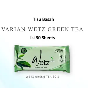 tisu basah wetz green tea 30 sheets / tisu basah / tissue basah wetz / tisu Wipes