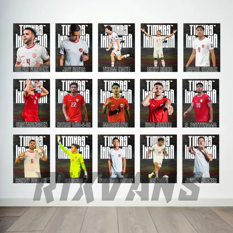 Poster Timnas Indonesia Isi 15 Pcs 0