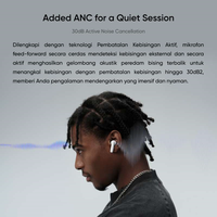 Gambar REALME BUDS T300 - 30dB Noise Cancellation - ORIGINAL - Putih dari DIGITAL ZONE_NEW Kota Administrasi Jakarta Pusat 5 Tokopedia