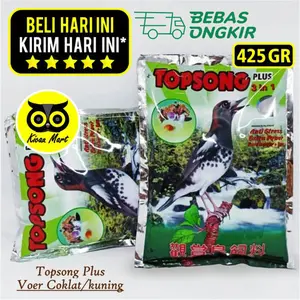 PAKAN BURUNG TOPSONG KUNING COKLAT TOP SONG KUNING MAKANAN BURUNG TPSC