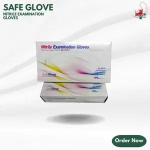 Sarung Tangan Nitrile Examination Glove Safe Glove Bluple