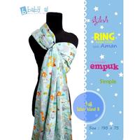 Gambar Gendongan Ring Sling - Gendongan Kain Panjang - Tosca Mixed Motif - TOSCA SAFARI dari Aurel Babyshop Kota Tangerang Selatan 4 Tokopedia