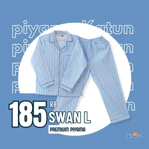 BAJU TIDUR PIYAMA LAKI-LAKI DEWASA L SWAN BAJU TIDUR PIYAMA LAKI-LAKI DEWASA L SWAN