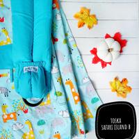 Gambar Gendongan Ring Sling - Gendongan Kain Panjang - Tosca Mixed Motif - TOSCA SAFARI dari Aurel Babyshop Kota Tangerang Selatan 5 Tokopedia