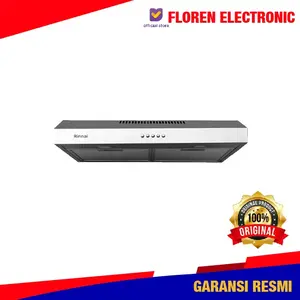 Rinnai RH-126SS RH 126 SS Slim Cooker Hood 60cm Stainless Steel RH126SS 60 cm Murah Mewah