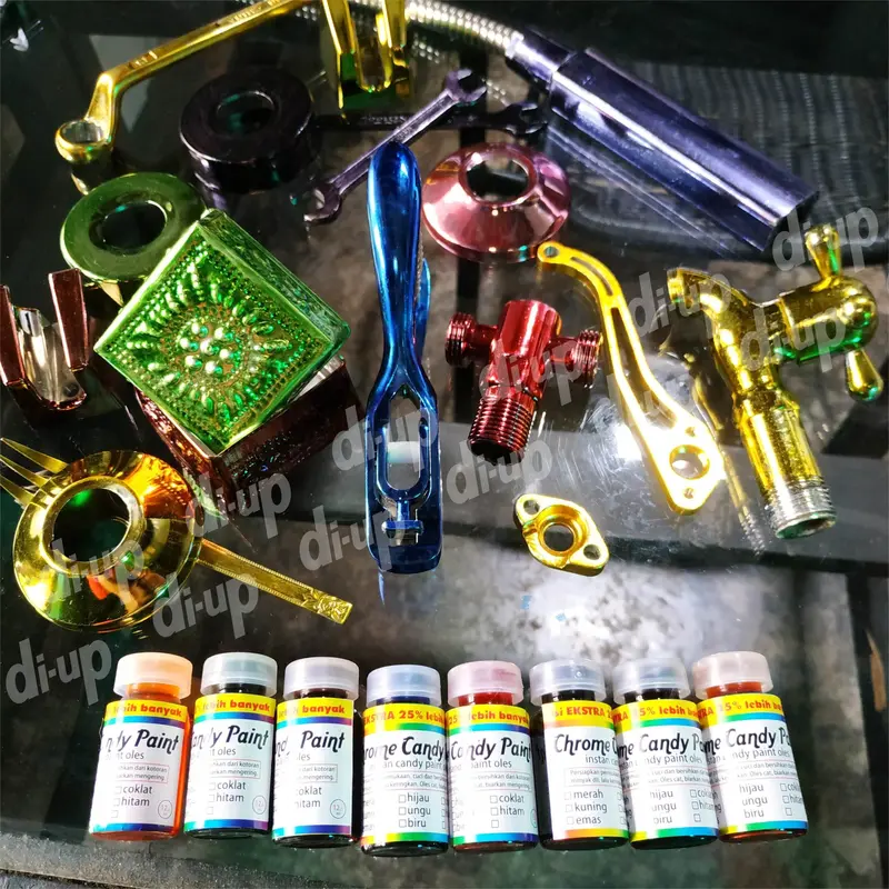 Pewarna LOGAM pelapis CHROME Candy Paint Instan ISI LEBIH BANYAK 25% 4