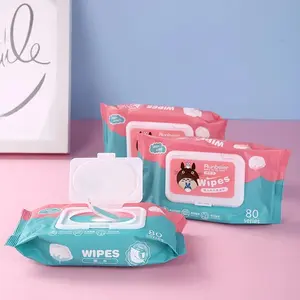Tissue tisu basah muka mandi grooming anjing kucing hewan pet dog cat wet wipes isi 80pcs