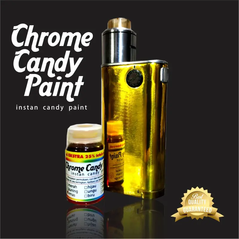 Pewarna LOGAM pelapis CHROME Candy Paint Instan ISI LEBIH BANYAK 25% 2