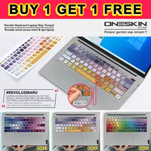 Garskin Stiker Sticker Keyboard Laptop untuk Dell Gambar Custom Katalog 32
