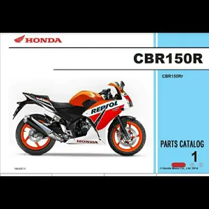 Buku Part Catalog Katalog Copian Honda CBR150 CBR 150 R K45A 2015