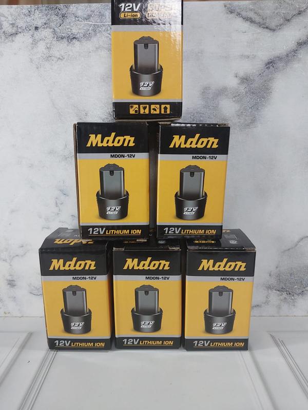 Baterai Bor Cordless Li-Ion 12 Volt Baterai Bor Electric Cordless Rechargeable batre Universal semua merk mdon edon ryu 3