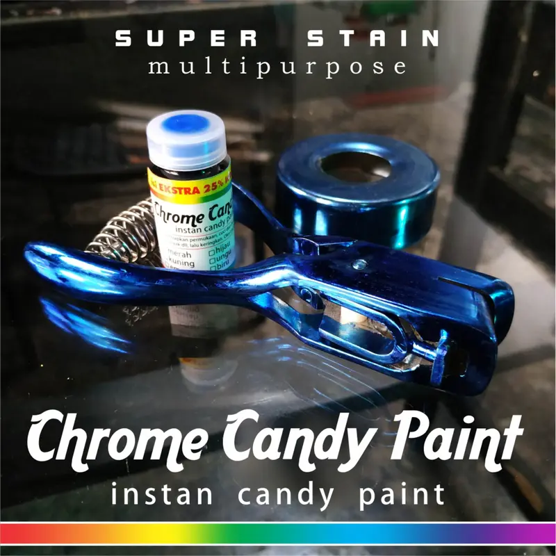 Pewarna LOGAM pelapis CHROME Candy Paint Instan ISI LEBIH BANYAK 25% 3