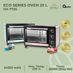 Oven Listrik Jumbo Oxone OX-7725 Kapasitas 25 Liter 4 in 1 Rotisserie