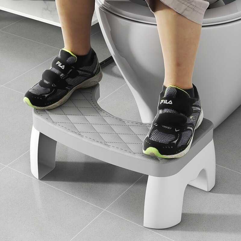 Bangku Toilet Kloset Duduk Pijakan Kaki Anti Slip Stool Bathroom H42 4