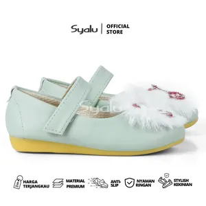 SYALU SEPATU ANAK PEREMPUAN BALET HIJAU RDN