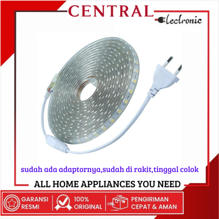 Jual LAMPU LED STRIP 1M, 2M, 3M, 4M, 5M -SIAP PAKAI SUDAH JADI