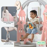 Gambar MOLION SNI Prosotan Ayunan Anak 5in1 Seluncuran Perosotan Ring Basket Slide Playground Aman 001-M1311 - M1301 BIRU 3in1 dari Speedshome Kota Surabaya 4 Tokopedia