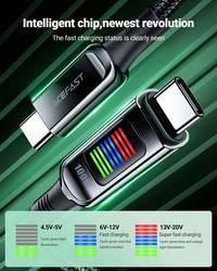 Gambar ACEFAST C7-03 KABEL PD100W USB TYPE C TO TYPE C CHARGER POWER DELIVERY dari KoboiTech Kota Administrasi Jakarta Utara 2 Tokopedia