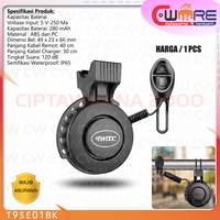 Gambar TWOOC Bel Sepeda Electric USB Rechargerable dari Ciptawarna2000 Home Living Kota Palembang 1 Tokopedia