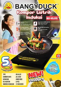 KOMPOR LISTRIK LOW WATT BANGYDUCK BD-KL02 KOMPOR LISTRIK INDUKSI WATT RENDAH