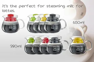 Tiamo coffee server pot penampung kaca HG2202 borosilicate 600cc