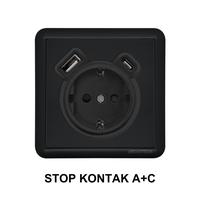 Gambar ARCHITECH  DYNAMIC A23-C18U A+C FAST CHARGER / CHARGING USB BLACK dari ARCHITECH INDONESIA Kota Administrasi Jakarta Utara 3 Tokopedia