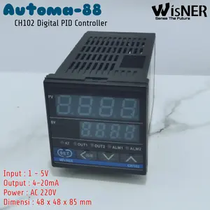 Digital PID Controller Input 1-5VDC Output 4-20mA Process Indicator