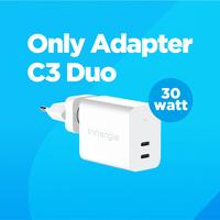 Gambar Charger Adapter Universal Innergie C3 Duo Type C PD 3.0 Laptop & Smartphone C 3 Duo dari Luxer Kota Administrasi Jakarta Barat 2 Tokopedia