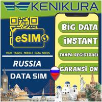 Gambar eSIM Russia Kuota Harian – Daily Quota | eSIM Travel Rusia | Kenikura - 1 Day, 500MB/day dari Kenikura Tour Kota Tangerang Selatan 1 Tokopedia