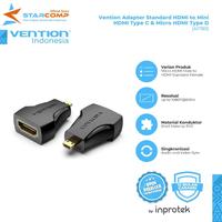 Gambar Vention Adapter HDMI Female to Micro HDMI Male AIT AITB0 dari Starcomp Purwokerto Kab. Banyumas 2 Tokopedia