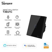 Gambar SONOFF Smart Wall Switch T3EU1C Saklar Cerdas Wireless 1 Gang Touch Screen Saklar Pintar Smart Home dari Sonoff Indonesia Kota Administrasi Jakarta Pusat 3 Tokopedia