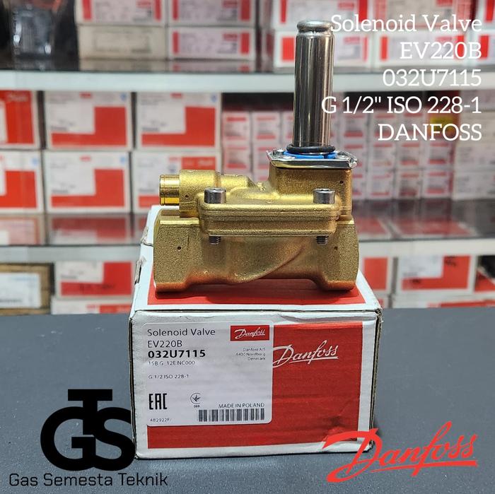 MAGNETVENTIL DANFOSS EV220B mit Spule 230V stromlos offen (NO) EUR 54 MAGNETVENTIL DANFOSS EV220B mit Spule 230V stromlos offen (NO) EUR 54