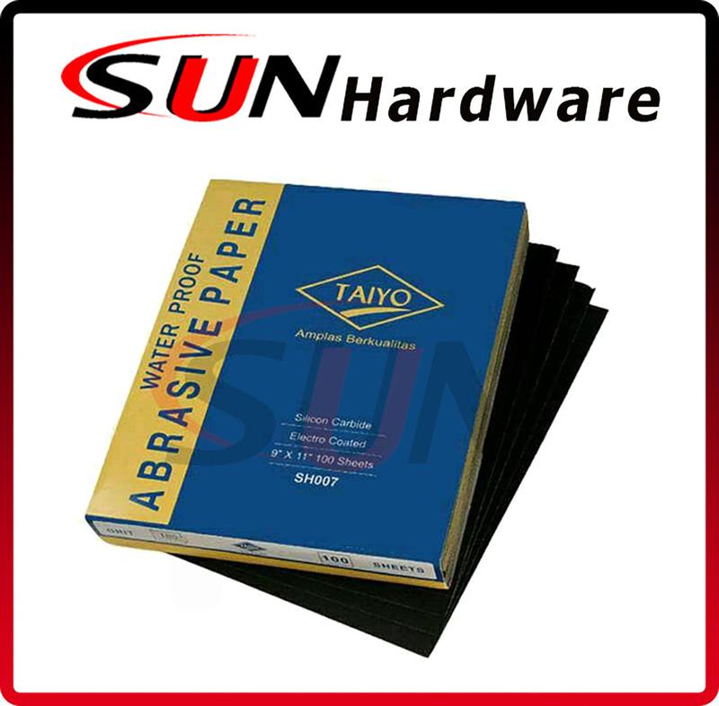 Product Introduction of Amplas Kertas Lembaran Taiyo 60 80 100 150 180 240 600 1000 2000 0