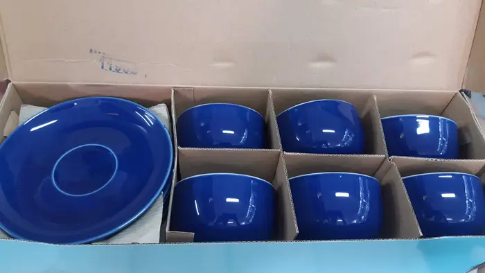 Gambar Cangkir Kopi Cappucinno Latte Cangkir Keramik Two Tone 230 ml - Biru dari Merimelma Gudang Gelas Kota Administrasi Jakarta Barat 3 Tokopedia