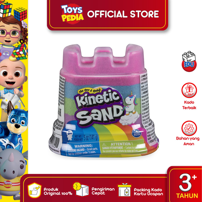 Gambar Mainan Edukasi Kinetic Sand Rainbow Unicorn Castle Pink dari Toyspedia Kota Tangerang Tokopedia