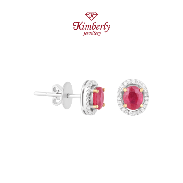 Gambar Anting Berlian Batu Ruby KER679947 - Kimberly Jewellery dari Kimberly Jewellery Online Kota Administrasi Jakarta Selatan Tokopedia