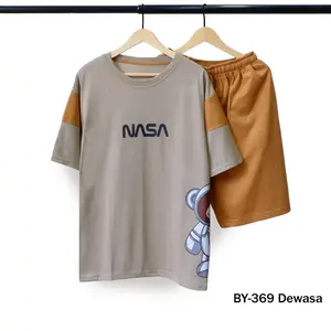 Setelan Dewasa Laki-Laki Baju Tidur Dewasa Laki-Laki F-137 LD 120cm