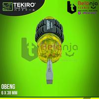 Gambar Tekiro Obeng Gagang Karet Minus (-) 6 x 38 mm Cushion Grip Obeng Min dari Belanja Teknik Kota Bogor 4 Tokopedia