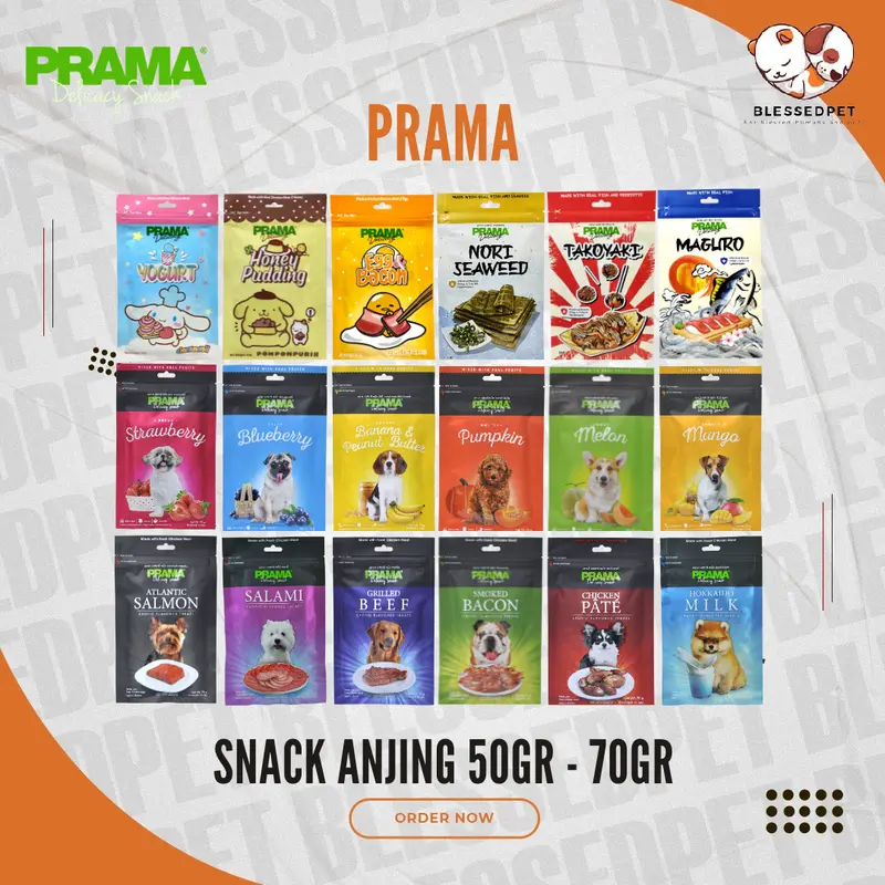 PRAMA Snack Anjing Stick All Varian 50gr - 70gr 0