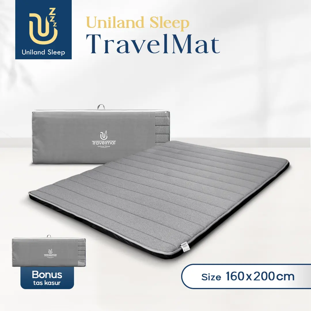 Kasur Lipat Uniland Sleep 160x200 / Travel Bed Mattress BONUS Tas