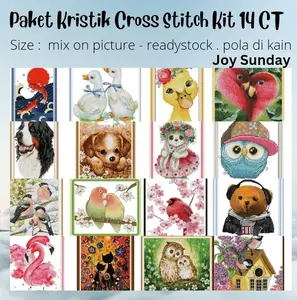 Paket Kristik Sulam Jahit DIY Cross Stitch - Pet Series