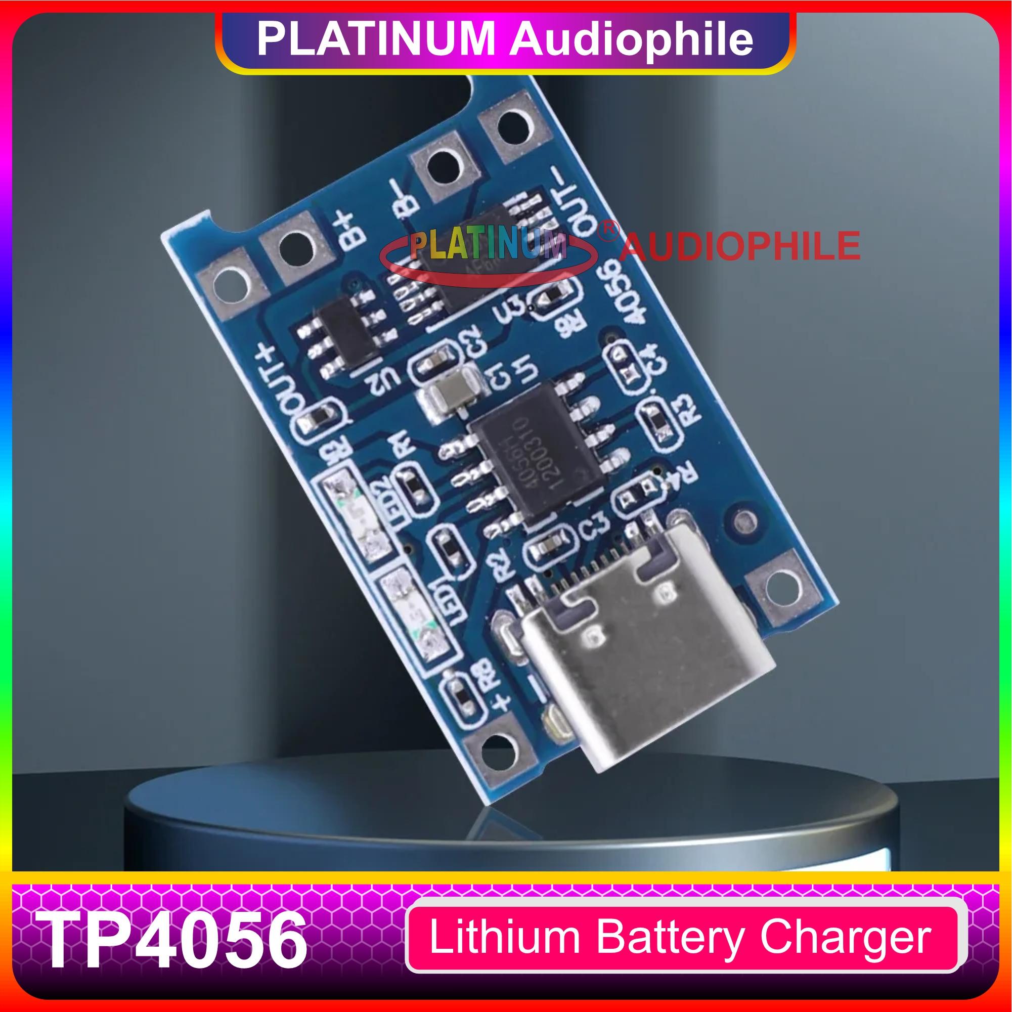 TP4056 Lithium Li-ion 18650 Baterai Charger Protection Modul BMS 1S 1A Micro USB Type C HW-107 373