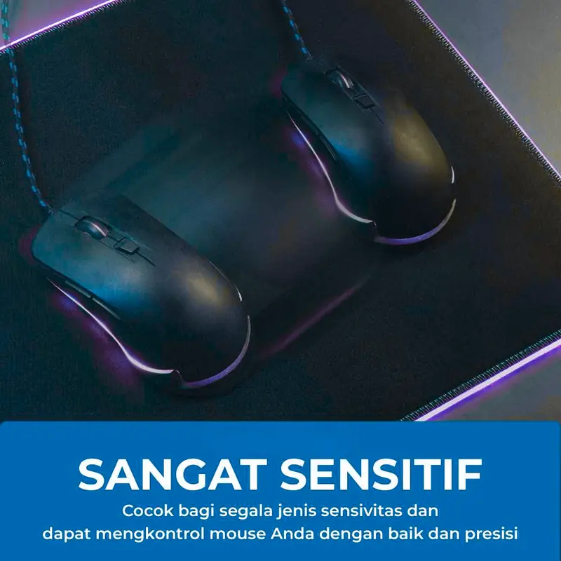 MONTIAN Glowing LED High Precision Gaming Mouse Pad RGB 3