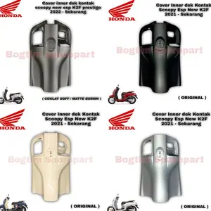 Cover Inner dek kunci Kontak Scoopy Esp New K2F 2023 hitam doff silver doff krem glosi original
