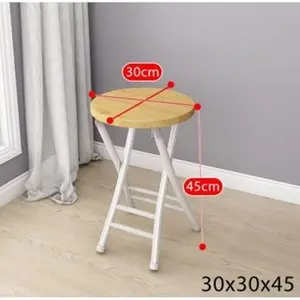 AZ Kursi lipat outdoor kursi belajar kerja sholat bangku lipat portable tanpa sandaran