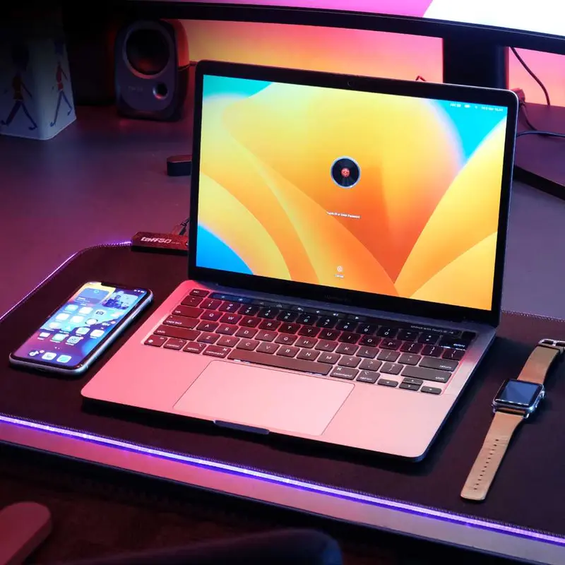 MONTIAN Glowing LED High Precision Gaming Mouse Pad RGB 5