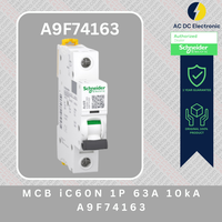 Gambar Schneider MCB iC60N 1P 63A 10kA A9F74163 dari AC DC Electronic Kota Surabaya 1 Tokopedia