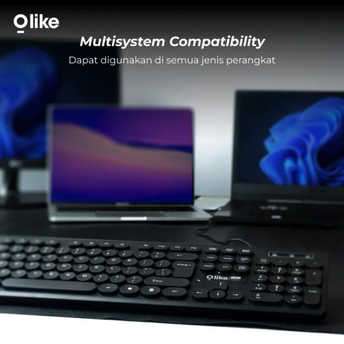OFFICE KEYBOARD KANTOR OLIKE K1 DENGAN KABEL USB 1.5M