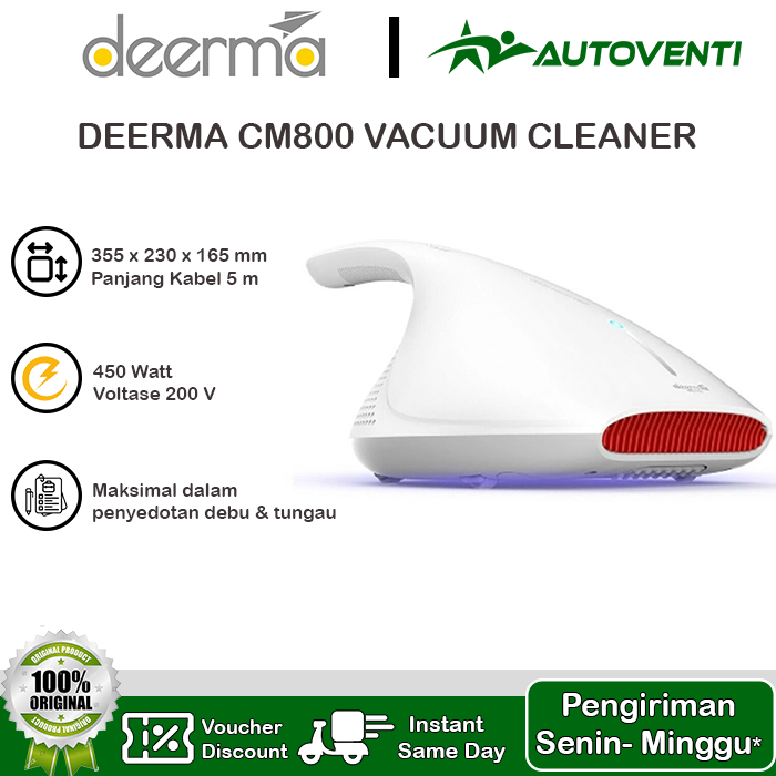 Gambar Deerma CM800 Anti Mite Dust Vacum Vacuum Cleaner Bed Tungau Debu Kasur dari AUTOVENTI Official Store Kota Administrasi Jakarta Barat Tokopedia