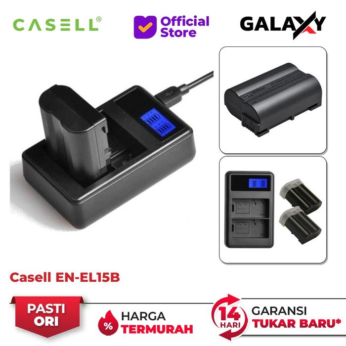 Gambar Baterai Charger Casell EN-EL15B dari Galaxy Camera Kota Tangerang Tokopedia